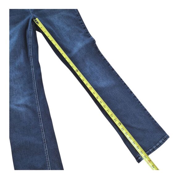 EARL Jeans Bling Slim Boot Y2K Stretch Denim Rhinestones Lace size 6 Embellished - Picture 9 of 15